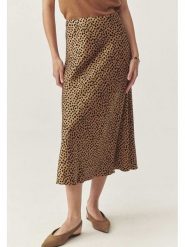 TATUUM Spódnica w kolorze jasnobrązowo-czarnym rozmiar: 46. Brązowe spódnice Tatuum, bez wzorów, z wiskozy, midi. Za 147.95 zł.