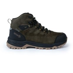 TRININY unisexowe wodoodporne buty trekkingowe Mount-Tex do połowy łydki z podes. Zielone trekkingi IZAS, bez wzorów, z gumy, bez zapięcia. Za 417.35 zł.