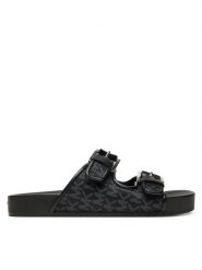 MICHAEL Michael Kors Klapki Byers 40T5BYFS1D Czarny. Czarne klapki MICHAEL Michael Kors, bez wzorów, z materiału, bez obcasa, bez zapięcia. Za 469.99 zł.