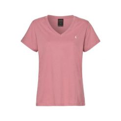 Koszulka damska z dekoltem w serek Musto. Czerwone t-shirty sportowe Musto, bez wzorów, bez ramiączek, żeglarskie. Za 223.00 zł.