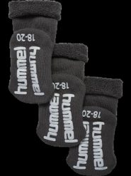 Hummel hmlMINI NON SLIP 3-PACK SOCK — Niskie skarpetki antypoślizgowe. Szare skarpetki Hummel, bez wzorów, z bawełny. Za 149.00 zł.