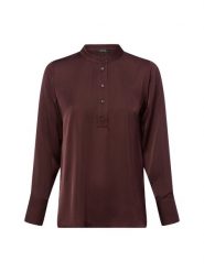 Opus Bluzka damska - Fanji Kobiety wiskoza brązowy jednolity, 38. Brązowe bluzki Opus, bez wzorów, z wiskozy, eleganckie, bez kołnierzyka, bez ramiączek. Za 349.95 zł.