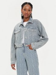 Gestuz Kurtka jeansowa Nila 10908697 Niebieski Relaxed Fit. Niebieskie kurtki Gestuz, bez wzorów, z bawełny, bez kaptura. Za 509.99 zł.