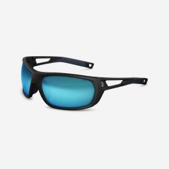 Okulary przeciwsłoneczne - MH580 - dorośli - polaryzacyjne kategoria 4. Czarne okulary przeciwsłoneczne QUECHUA, bez wzorów, z materiału, szklane. Za 159.99 zł.