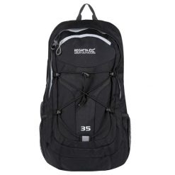 Plecak Atholl II O Pojemności 35 Litrów. Czarne plecaki Regatta, bez wzorów, bez dodatków. Za 169.99 zł.