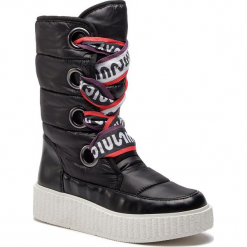 Kozaki JUICY BY JUICY COUTURE - Diletta JJ155 Pitch Black. Czarne kozaki Juicy by Juicy Couture, z materiału. Za 609.00 zł.