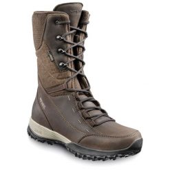 Buty zimowe damskie Meind Valabella Lady z membraną Gore - Tex. Brązowe buty trekkingowe MEINDL, na zimę, z gore-texu, bez zapięcia. Za 989.00 zł.