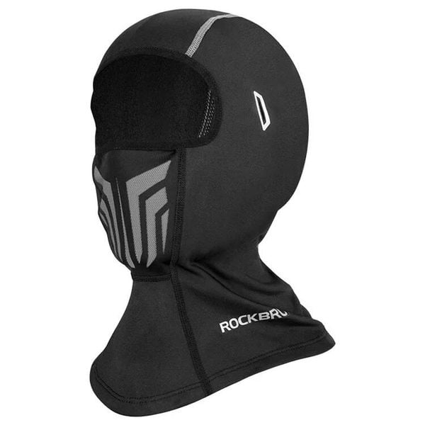 Krótka chusta rowerowa ROCKBROS oddychająca. Czarne chusty ROCKBROS, bez wzorów, z materiału, sportowe. Za 55.60 zł.
