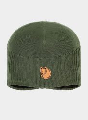 Czapka zimowa Fjallraven Stormblocker Beanie - green. Zielone czapki zimowe Fjällräven, bez wzorów, z materiału, biznesowe. Za 213.39 zł.