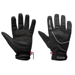 Loeffler gloves Tour Gloves WS Warm-softshell-Black. Czarne rękawiczki LOEFFLER, bez wzorów, z softshellu, sportowe. Za 352.00 zł.