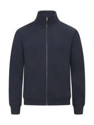 Clique Kardigan Miami z zamkiem, bawełna z recyklingiem – Dark Navy. Niebieskie swetry CLIQUE, xl, bez wzorów, z bawełny, bez ramiączek. Za 211.22 zł.