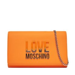 Torebka LOVE MOSCHINO. Brązowe kopertówki Love Moschino, bez wzorów, wizytowe, bez dodatków. Za 609.99 zł.
