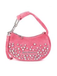 Juicy Couture Torebka BIJXT5311WYZ Różowy. Czerwone torebki klasyczne Juicy Couture, z aplikacjami, z materiału, bez dodatków. Za 279.99 zł.