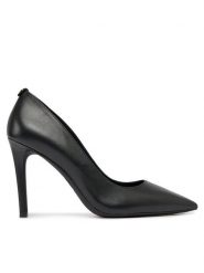 MICHAEL Michael Kors Szpilki Alina Flex High Pump 40R4HNHP1L Czarny. Czarne szpilki MICHAEL Michael Kors, bez wzorów, ze skóry, bez obcasa, na szpilce, bez zapięcia. Za 499.99 zł.