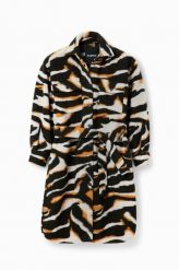 Desigual płaszcz damski przejściowy. Płaszcze Desigual, l, bez wzorów, bez kaptura. Za 909.99 zł.