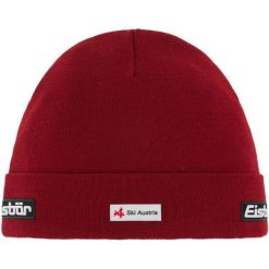 Czapka Zimowa Eisbar Renan MÜ RL SKA. Czerwone czapki zimowe Eisbär, bez wzorów, z wełny, sportowe. Za 155.00 zł.