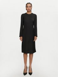 Calvin Klein Sukienka codzienna K20K207683 Czarny Regular Fit. Czarne sukienki Calvin Klein, na co dzień, bez wzorów, z syntetyku, bez kołnierzyka, bez ramiączek, proste. Za 949.99 zł.