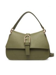 Furla Torebka Flow Mini WB01032 BX2045 BG 4555S Zielony. Zielone torebki klasyczne Furla, bez wzorów, ze skóry, bez dodatków. Za 1,859.00 zł.