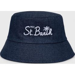 MC2 Saint Barth kapelusz bawełniany kolor granatowy bawełniany. Niebieskie kapelusze MC2 SAINT BARTH, bez wzorów, z bawełny. W wyprzedaży za 209.99 zł.