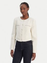 Guess Marynarka W6RL54 WJ632 Écru Regular Fit. Marynarki i żakiety Guess, m, z aplikacjami, z syntetyku, bez ramiączek. Za 699.99 zł.