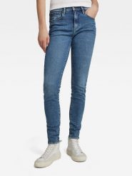 G-Star Dżinsy - Skinny fit - w kolorze niebieskim rozmiar: W23/L30. Niebieskie jeansy G-Star, l, z aplikacjami, klasyczne. Za 264.95 zł.