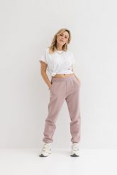 SPODNIE CELINE LILA XS - Flawless. Spodnie dresowe Flawless, bez wzorów, z bawełny, klasyczne. Za 155.00 zł.