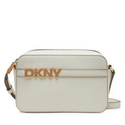 Torebka DKNY. Szare listonoszki DKNY, bez wzorów, bez dodatków. Za 609.99 zł.