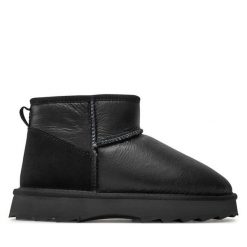 Śniegowce EMU Australia. Czarne śniegowce Emu Australia, bez wzorów, bez zapięcia. Za 699.99 zł.