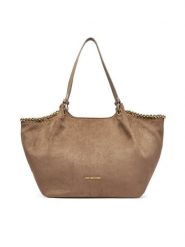 LOVE MOSCHINO Torebka JC4220PP0PKF110A Beżowy. Brązowe shopper bag Love Moschino, bez wzorów, z materiału, bez dodatków. Za 1,029.00 zł.
