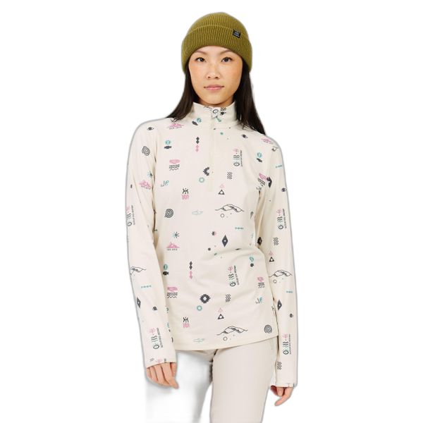 Damski polar 1/4 zip Protest Vessy. Czerwone bluzy z polaru Protest, bez wzorów, z polaru. Za 241.00 zł.