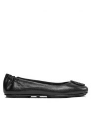 Tory Burch Baleriny Minnie Travel Ballet Pave 155637 Czarny. Czarne baleriny Tory Burch, bez wzorów, ze skóry, bez obcasa, bez zapięcia. Za 1,749.00 zł.