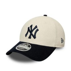 Czapka baseballowa New York Yankees New Era 9Forty Cord MC. Białe czapki z daszkiem New Era, bez wzorów, z bawełny, sportowe. Za 173.00 zł.