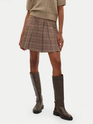 Vero Moda Spódnica mini Ellie 10312853 Beżowy Regular Fit. Brązowe spódnice Vero Moda, bez wzorów, z wiskozy, mini. Za 169.99 zł.