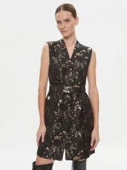 Bruuns Bazaar Sukienka codzienna Genny BBW3567 Czarny Regular Fit. Czarne sukienki Bruuns Bazaar, na co dzień, bez wzorów, z syntetyku, bez kołnierzyka, bez ramiączek, proste. Za 449.99 zł.