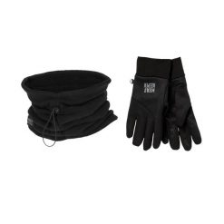 Zestaw termo unisex Komin na szyję/Rękawiczki. Czarne bielizna termoaktywna damska HEAT KEEPER, na zimę, bez wzorów, z poliamidu, sportowe. Za 164.54 zł.