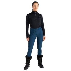 Spodnie Narciarskie Womens/Ladies Upshape IV. Niebieskie spodnie narciarskie Dare 2b, bez wzorów, z elastanu, na fitness i siłownię. Za 101.99 zł.
