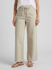 MOSS COPENHAGEN Dżinsy "Lio" - Comfort fit - w kolorze beżowym rozmiar: L. Brązowe jeansy Moss Copenhagen, l, bez wzorów, z bawełny, z podwyższonym stanem. Za 205.93 zł.