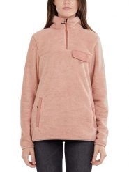 Bluza damska Fundango Vinona Fleece. Czerwone bluzy z kapturem FUNDANGO, na zimę, s, bez wzorów, z materiału, bez kaptura, trekkingowe. Za 219.90 zł.