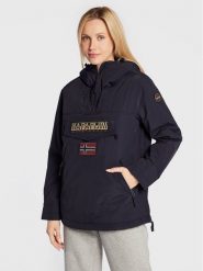 Napapijri Kurtka anorak Rainforest NP0A4GM6 Granatowy Regular Fit. Niebieskie kurtki Napapijri, xs, bez wzorów, z syntetyku, bez kaptura. Za 739.99 zł.