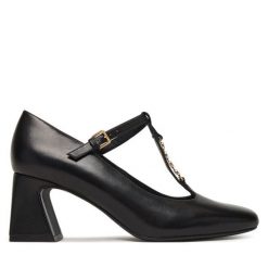 Półbuty KARL LAGERFELD. Czarne półbuty wsuwane KARL LAGERFELD, bez wzorów, bez obcasa, na obcasie. Za 859.99 zł.