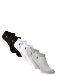Polo Ralph Lauren Skarpety pakowane po 6 szt. Kobiety drobna dzianina szary|czarny|biały, ONE SIZE. Białe skarpetki Polo Ralph Lauren, bez wzorów, z dzianiny. Za 199.95 zł.