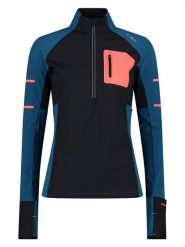 CMP Koszulka funkcyjna w kolorze granatowo-czarnym rozmiar: 40. Czarne t-shirty sportowe CMP, bez wzorów, z materiału, bez ramiączek, outdoorowe. Za 234.52 zł.