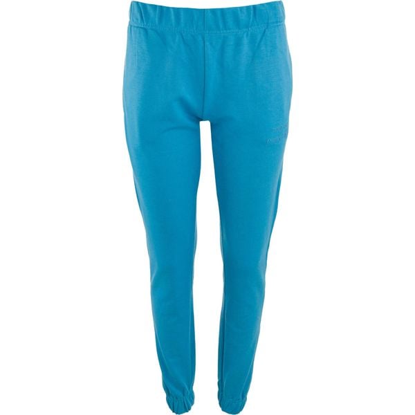 Damskie Spodnie Sportowe - Niezrównany Komfort i Styl. Niebieskie spodnie dresowe WE THE PEOPLE, bez wzorów, z bawełny. Za 174.99 zł.