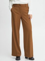 Fransa Spodnie materiałowe 20611709 Brązowy Regular Fit. Brązowe spodnie materiałowe Fransa, bez wzorów, z materiału. Za 349.99 zł.
