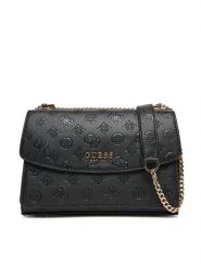 Guess Torebka Phoebe HWPD96 65210 Czarny. Czarne listonoszki Guess, z aplikacjami, ze skóry, bez dodatków. Za 299.99 zł.