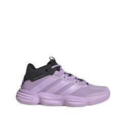 Buty sportowe Adidas Court Stabil Violet. Fioletowe buty treningowe adidas, bez wzorów, z gumy, przed kolano, bez zapięcia, do koszykówki. Za 438.10 zł.