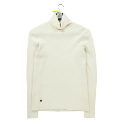 Damski biały sweter z golfem. Białe swetry Ralph Lauren, l, bez wzorów, eleganckie, bez ramiączek. Za 102.20 zł.