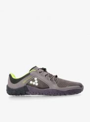 Buty trailowe damskie Vivobarefoot Primus Trail II FG. Szare buty do biegania VIVOBAREFOOT, bez wzorów, z syntetyku, bez zapięcia, do biegania. Za 697.70 zł.