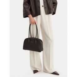 Torebka GINO ROSSI. Brązowe torebki klasyczne Gino Rossi, bez wzorów, klasyczne, bez dodatków. Za 399.99 zł.