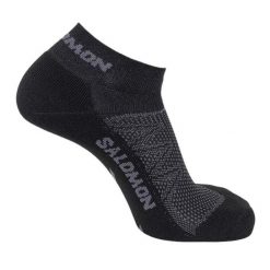 Skarpety Za Kostkę Dla Dorosłych Unisex X Ultra. Czarne skarpetki Salomon, bez wzorów, z materiału. Za 52.99 zł.